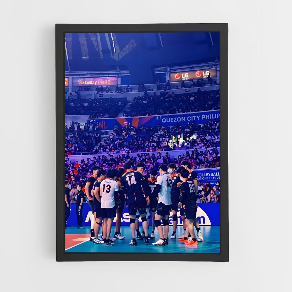 Poster Japan National – affiche Volleyball (vue 2)